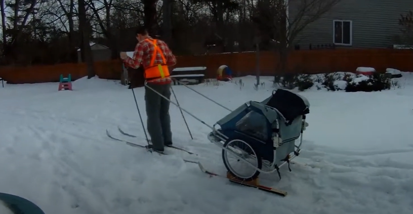 Bike Trailers Convert to Ski Trailers