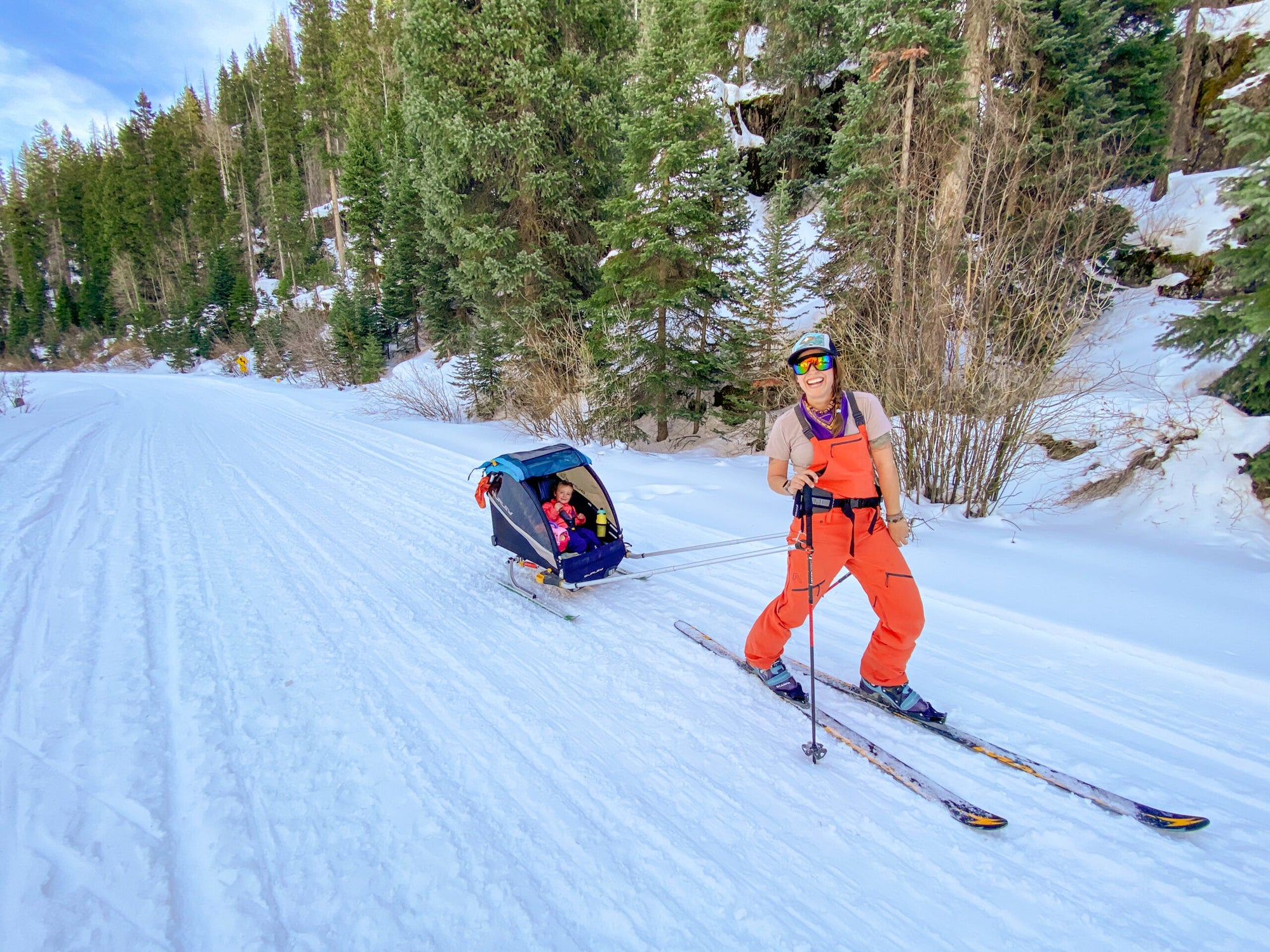what bike trailers convert to ski trailer